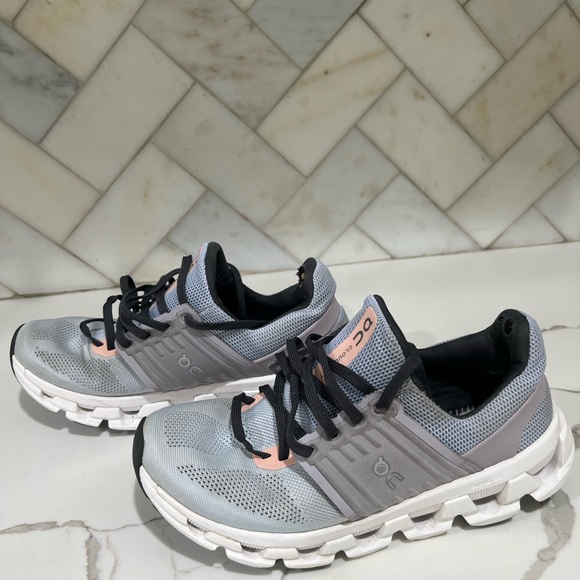 On Cloudswift 3 AD Women's Sneakers - Gray and Pink - Picture 4 of 10